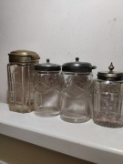 Solniczka pieprzniczka pojemniki szkło na przyprawy z zestawów kabaret