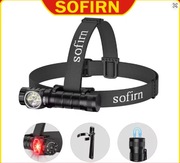 Latarka czołowa SOFIRN HS43 3200lm z czerwonym światłem 660nm