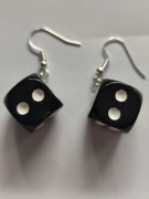 Kolczyki kości do gry 