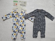 pajac pajacyki 62 coccodrillo rampers rampersy słonie słoniki piżamki