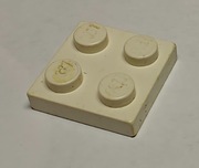 Lego 3022 płytka 2x2 biały - 3 sztuki !