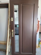 Drzwi drewniane dębowe zewnętrzne 