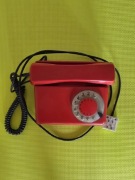 Kultowy czerwony telefon TELEKOM RWT Tulipan 