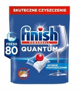 Finish Powerball Quantum All-in-1 Kapsułki Tabletki do Zmywarki 80 Sztuk