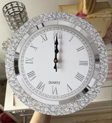 Zegar ścienny tektura wzorowany na glamour