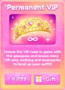 Dress To Impress Gamepass Premamentny VIP