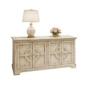 CUDOWNA BIAŁA KOMODA- BUFET VINTAGE DREWNO