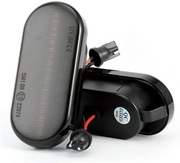 Boczne kierunkowskazy LED Dynamiczne światło kierunkowskazu Migacz Czarny