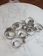 Obejma zaciskowa opaska do węża 6-51mm Zestaw 5 rozmiarów 20szt