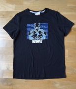 Koszulka Marvel Black Panther Czarna T-shirt 164 cm 13-14 lat