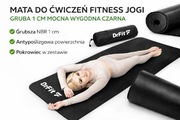 Mata do ćwiczeń fitness i jogi 183x60x1. + Pokrowiec 