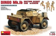 215 MINIART 35067 BRITISH SCOUT CAR DINGO Mk. Ib w/CREW