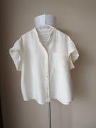 Lniana koszula kremowa ecru beżowa len knowledge Cotton apparel