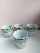 Chodzież 4 kubki porcelanowe  PRL