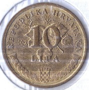 CHORWACJA 10 lipa 2015, KM# 6, XF, tekst chorwacki