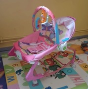 Bujaczek leżaczek z wibracjami dla dziewczynki Stan Jak NOWY