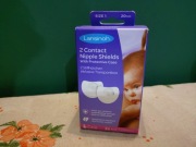 OSŁONKI BRODAWEK NAKŁADKI SILIKONOWE 20mm NA PIERSI LANSINOH + ETUI