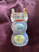 NUK Smoczek silikonowy Freestyle Night 0-6m 2szt.