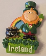 Magnes na lodówkę ceramiczny Ireland Irlandia Dublin Zielona Wyspa (42) 