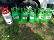 Butle puste po czynniku klimatyzacji R134a