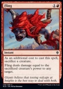 MTG Magic the Gathering - Fling FOIL
