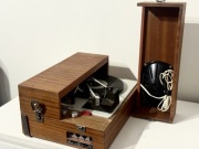 Zabytkowy Unitra WG-580f drewniany vintage gramofon