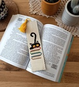 Zakładka do książki haft krzyżykowy personalizowana 