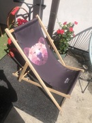 Leżak Black z misiem