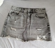 Zara . Spódnica z przetarciami. Mini.S.