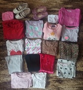 DUŻY ZESTAW UBRANEK DLA DZIEWCZYNKI 122/128 CM