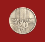 Moneta 20 złotych 1976, Polska