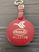 Brelok skórzany breloczek Stomil Olsztyn Zakłady opon samochodowych PRL 