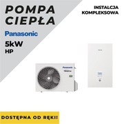 Pompa Ciepła Panasonic HP 5kw z montażem