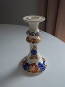 Włocławek. Świecznik PRL początek lat 80, sygnowany + sygnatura malarki