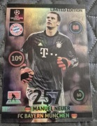 Karta kolekcjonerska Manuela Neuera Panini XL  Champions League 2014-2015