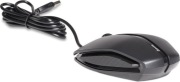 Mysz Terra 1000 Corded - czarna - symetryczna