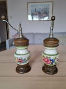 Młynki porcelanowo -drewniane  kolekcjonerskie