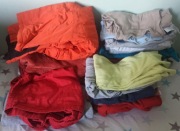 Paczka ciuchów 86 spodnie narciarskie bluzka spodnie body koszula sweter