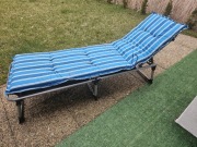 Leżak aluminiowy materac gratis 