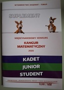 Kangur matematyczny rok 2020, 2021 i 2022