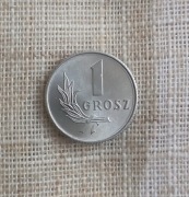 1 groszbez znaku mennicy. Stan menniczy