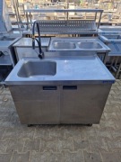 Zlew Gastronomiczny 1 Komorowy Z Drzwiami 100/60/85