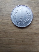 Polska 1 zł 1978 bez znaku mennicy; stan I/-I; pogrubiona data