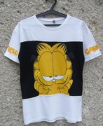 Disney kot GARFIELD damska bluzka/cyrkonie cekiny M/L