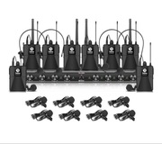 Zestaw mikrofonów bezprzewodowych D Debra AU800 / brak 1x zestawu słuchawk.