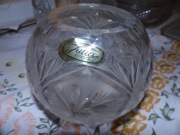 Kryształ z czasów PRL wazon kula