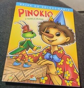 Bajka do kolorowania Pinokio z naklejkami