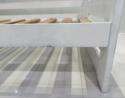 Łóżko białe 80/160 plus materac piankowo-lateksowy