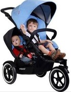 Phil&Teds Navigator Wózek Spacerowy plus fotelik spacerówka bliźniacza 
