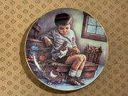 The Leonardo Collection Talerz ozdobny porcelanowy chłopiec